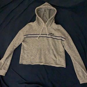 grey hollister hoodie